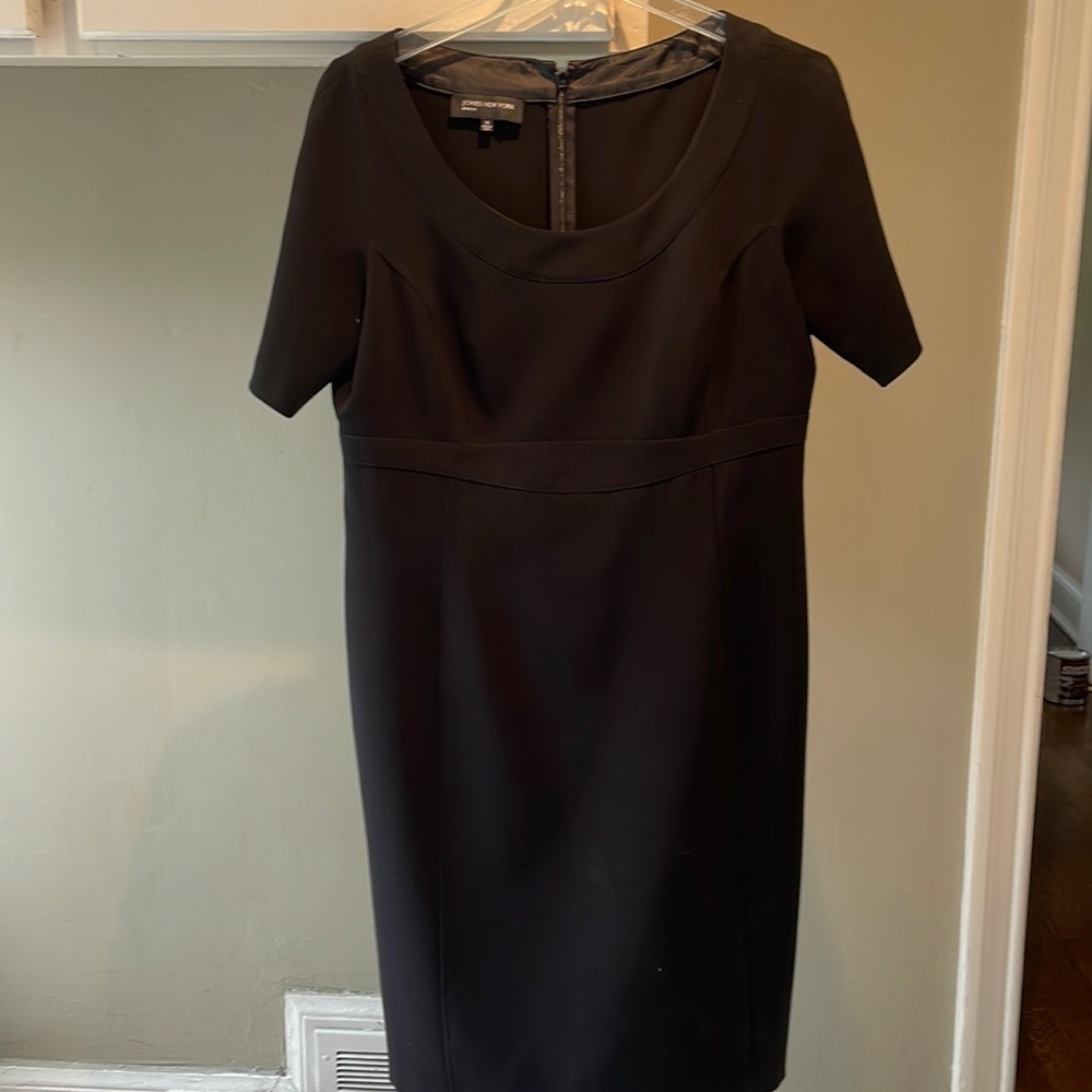 Jones New York Classy Black Unique Evening Dress